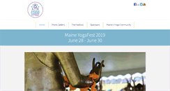 Desktop Screenshot of maineyogafest.com